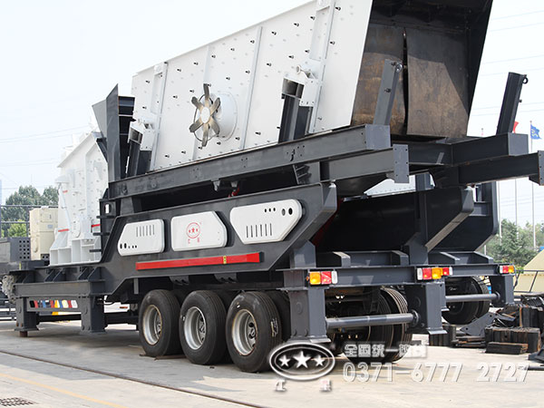 煤矸石车载移动破碎机 煤矸石车载移动破碎机