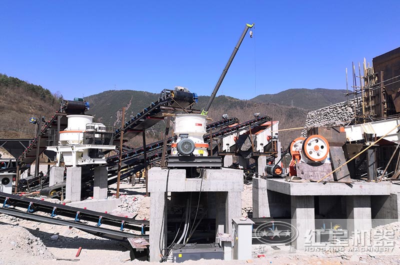 制砂生产线现场 制砂生产线现场